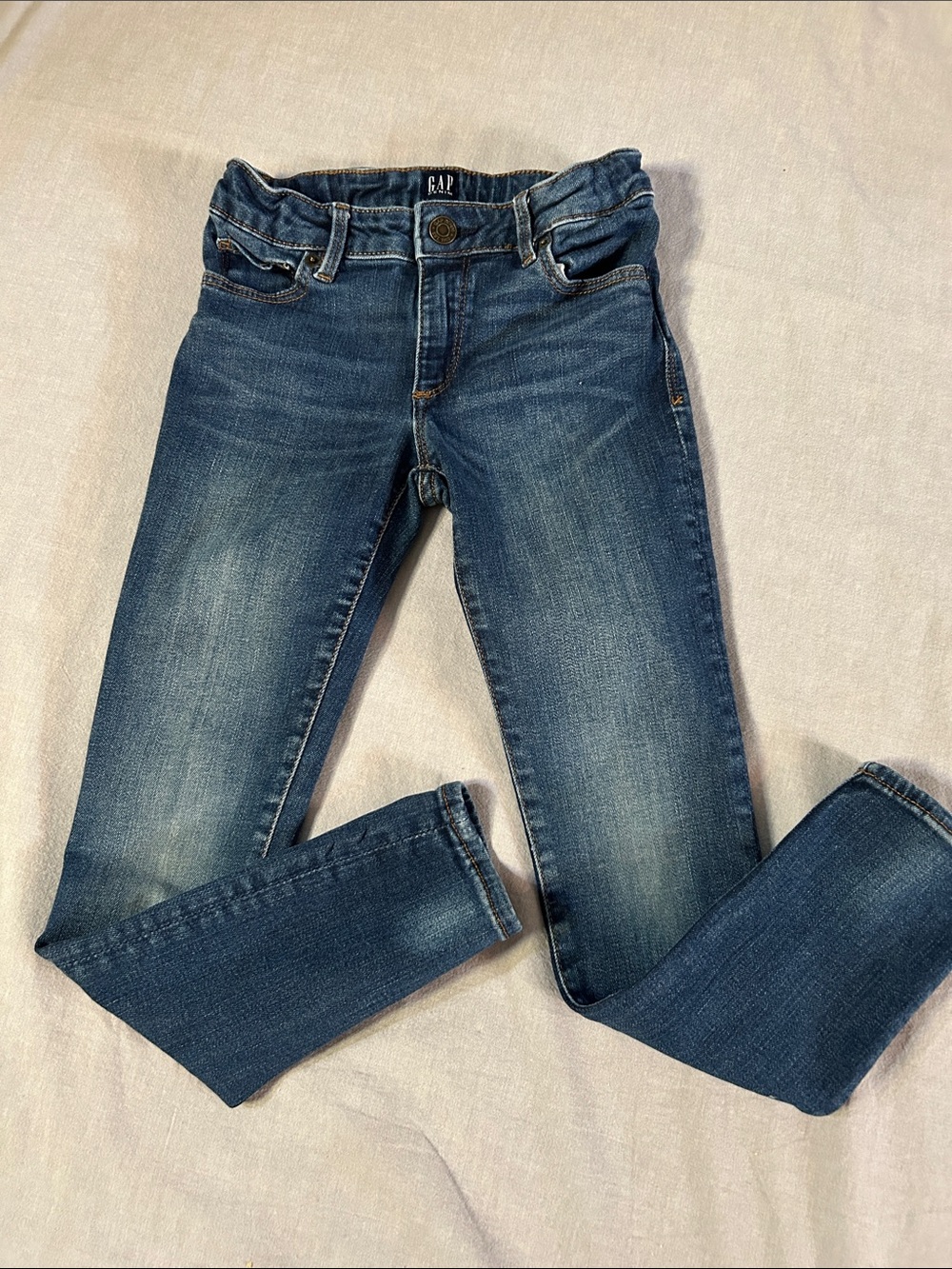 GAP Denim Kid’s Dark Wash Super Skinny Stretch Jeans 5 Pocket